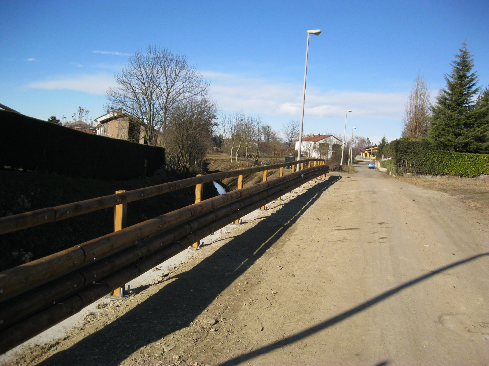 [barriere stradali in legno acciaio]